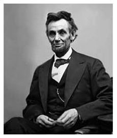 The last portrait of President Lincoln